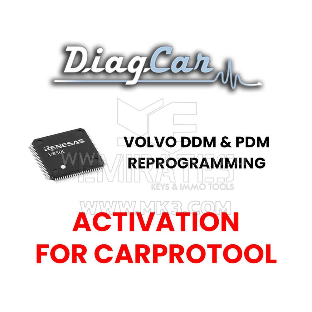DiagCar VOLVO DDM ve PDM Yeniden Programlama (CarProTool için aktivasyon)
