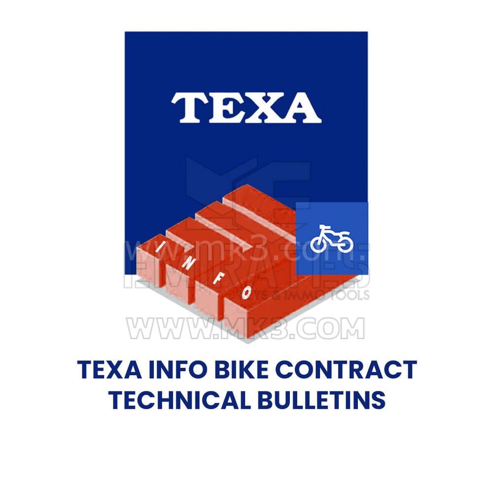 TEXA TEXAINFO BİSİKLET SÖZLEŞMESİ -TEKNİK BÜLTENLER - TIB01