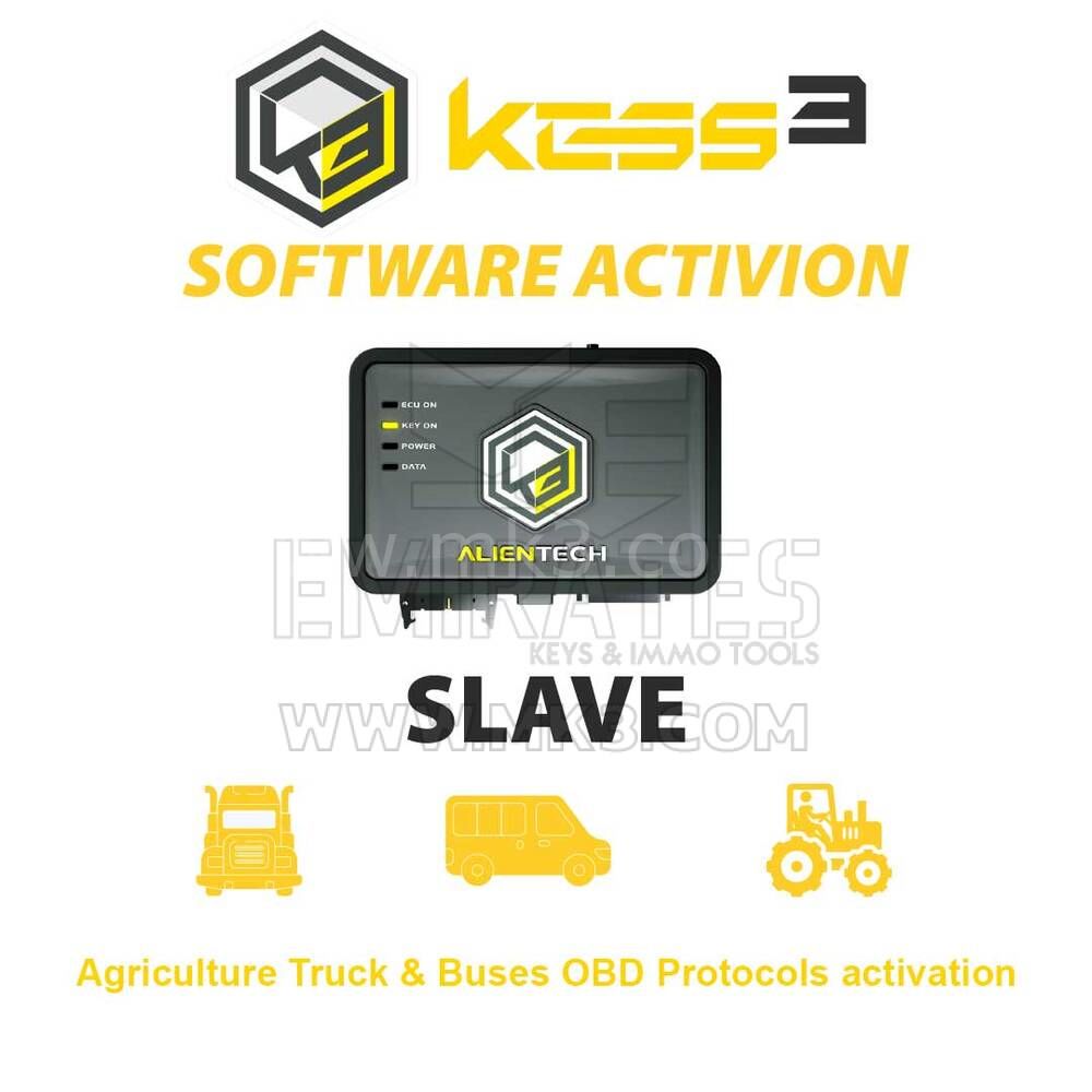 Alientech KESS3SA003 KESS3 Slave Agriculture Truck & Buses OBD Protocols aktivasyon