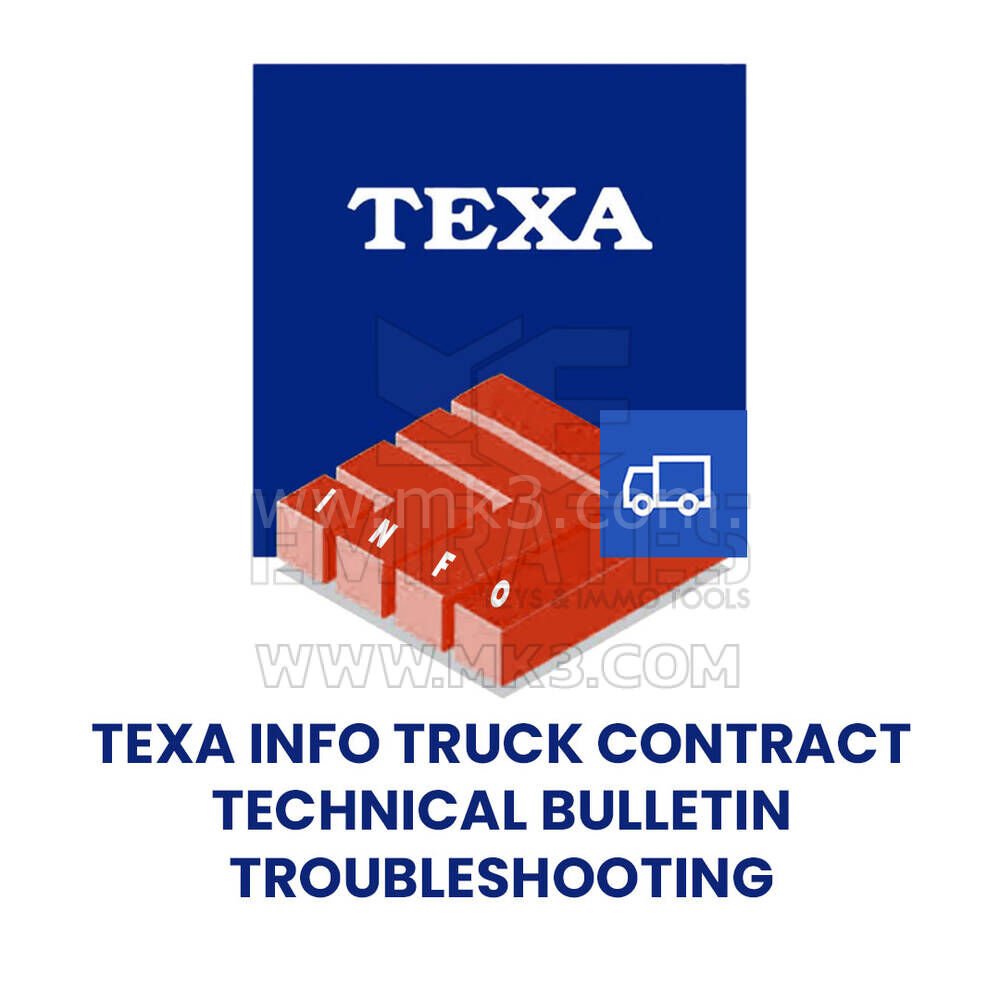 TEXA TEXAINFO KAMYON SÖZLEŞMESİ - TEKNİK BÜLTENLER\SORUN GİDERME- TİT01