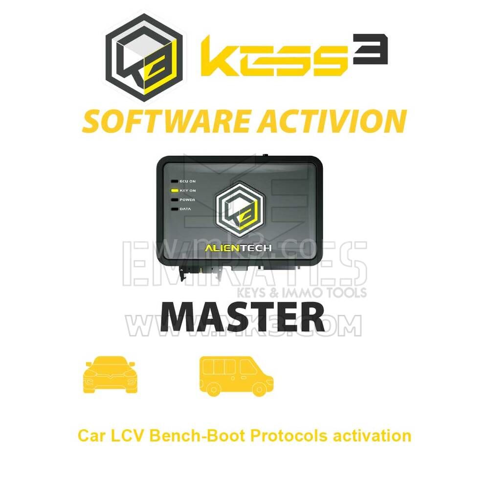 Alientech KESS3MA005 KESS3 Master Car LCV Bench-Boot Protocols aktivasyon