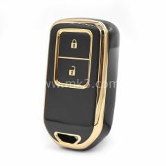 NANO Yüksek Kalite Kumanda Kılıfı Honda 2 Buton Siyah Renk