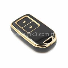 NANO Yüksek Kalite Kumanda Kılıfı Honda 2 Buton Siyah Renk