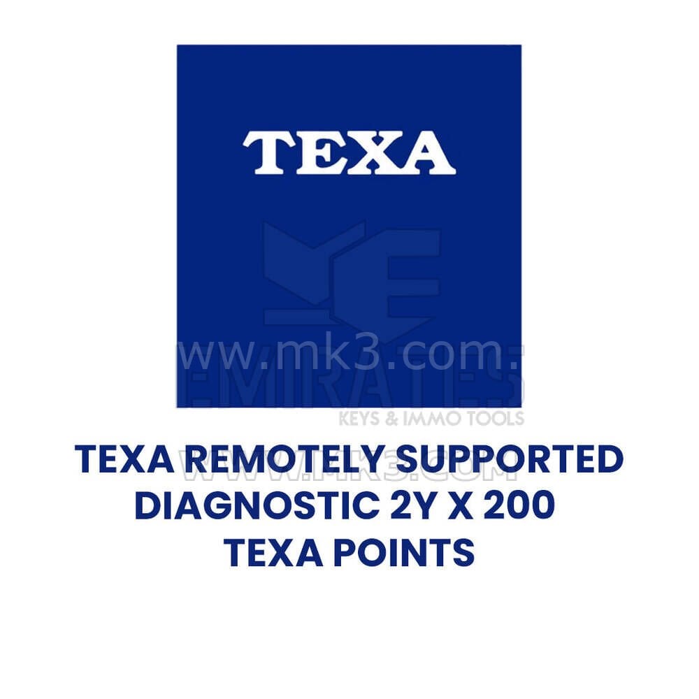TEXA Uzaktan Destekli Tanılama 2Y x 200 Texa Puanı -  SVZRSD2Y