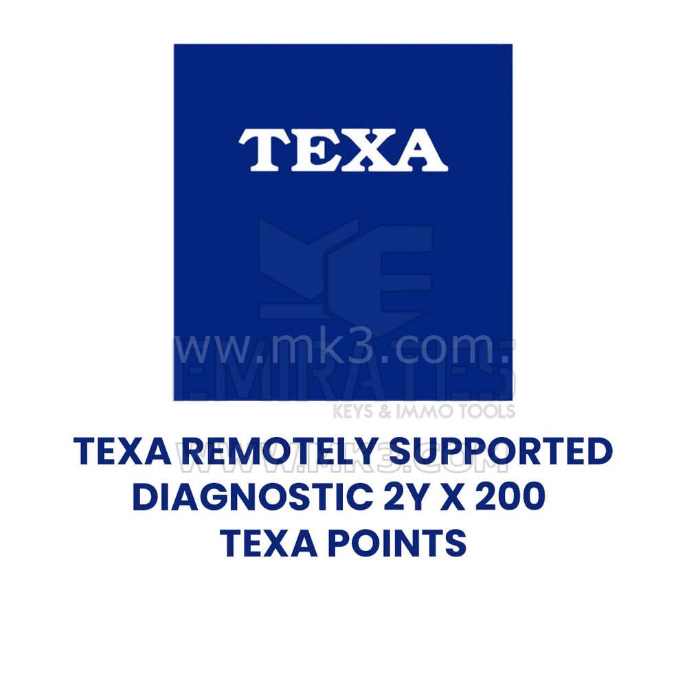 TEXA Uzaktan Destekli Tanılama 2Y x 200 Texa Puanı -  SVZRSD2Y