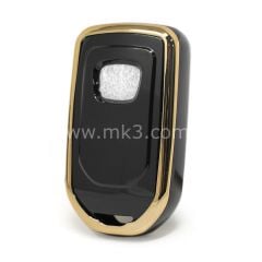 NANO Yüksek Kalite Kumanda Kılıfı Honda 3 Buton Siyah Renk