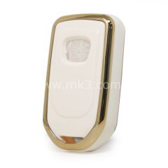NANO Yüksek Kalite Kumanda Kılıfı Honda 3 Buton Beyaz Renk