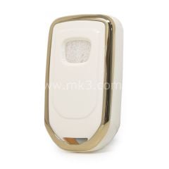 NANO Yüksek Kalite Kumanda Kılıfı Honda 4 Buton Beyaz Renk