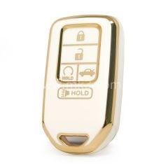 NANO Yüksek Kalite Kumanda Kılıfı Honda 4+1 Buton Beyaz Renk