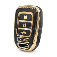 NANO Yüksek Kalite Kumanda Kılıfı Honda CR-V 3+1 Buton Siyah Renk