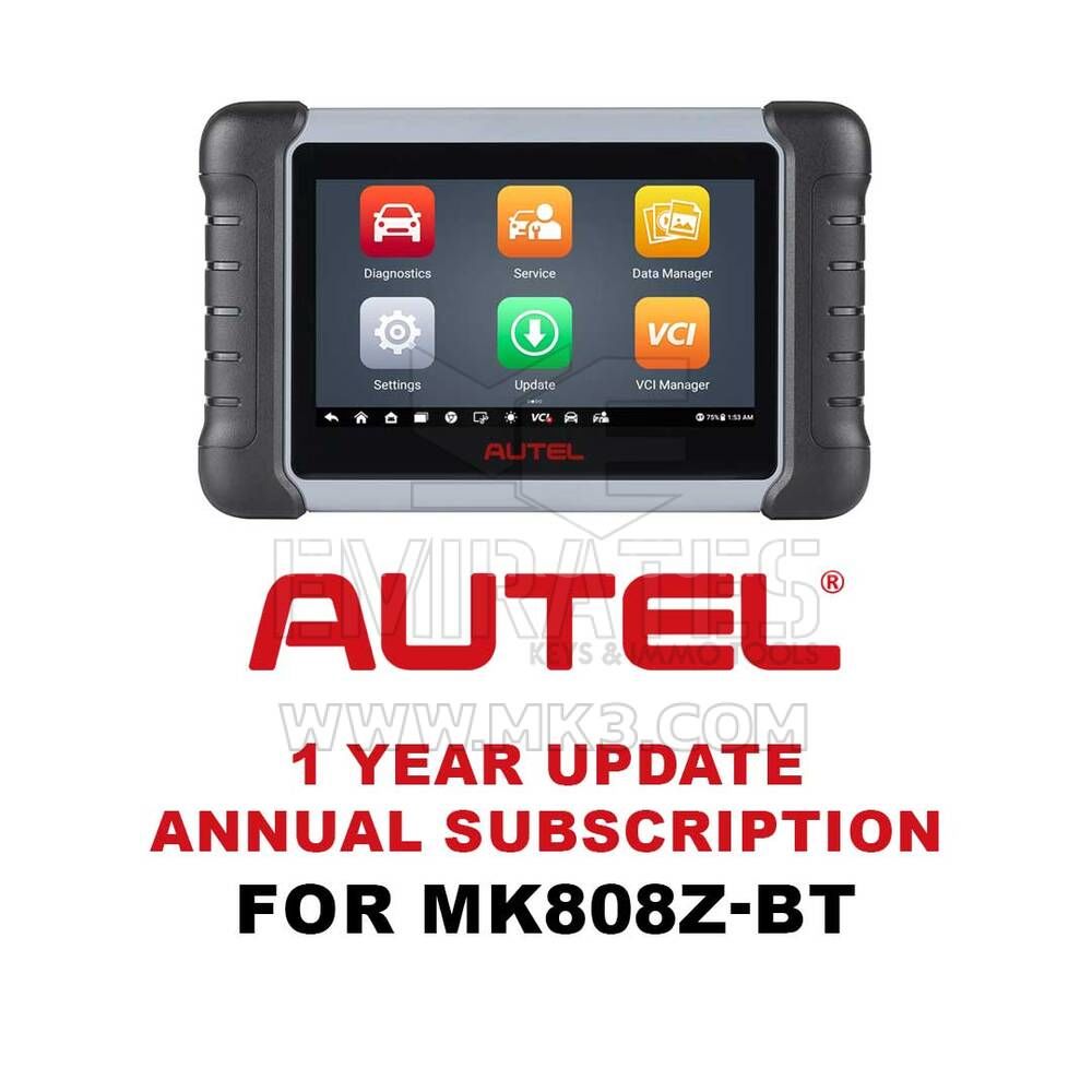 Autel MaxiCOM MK808BT PRO / MK808Z-BT / MK808K-BT 1 Yıllık Abonelik Güncellemesi