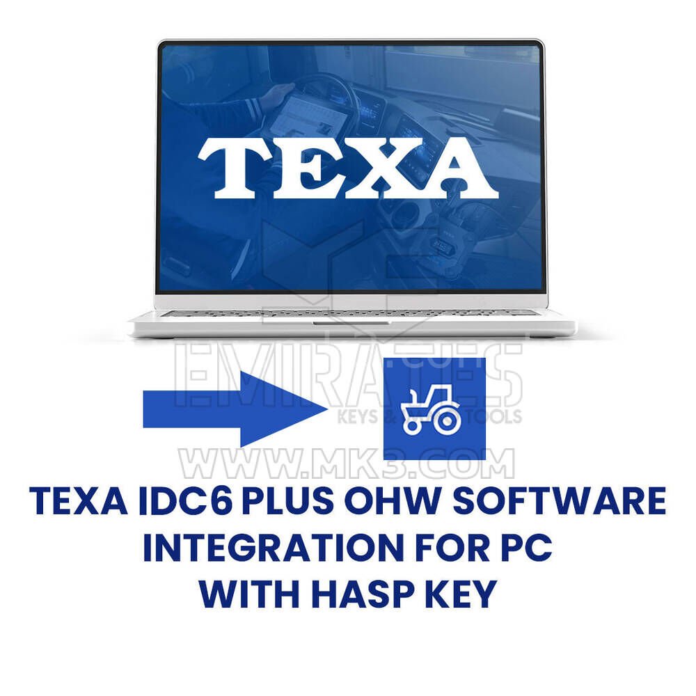 Texa IDC6 Plus OHW AGRI + OHW CONSTRUCTION Yazılım Yükseltmesi PC İçin  - P129C3