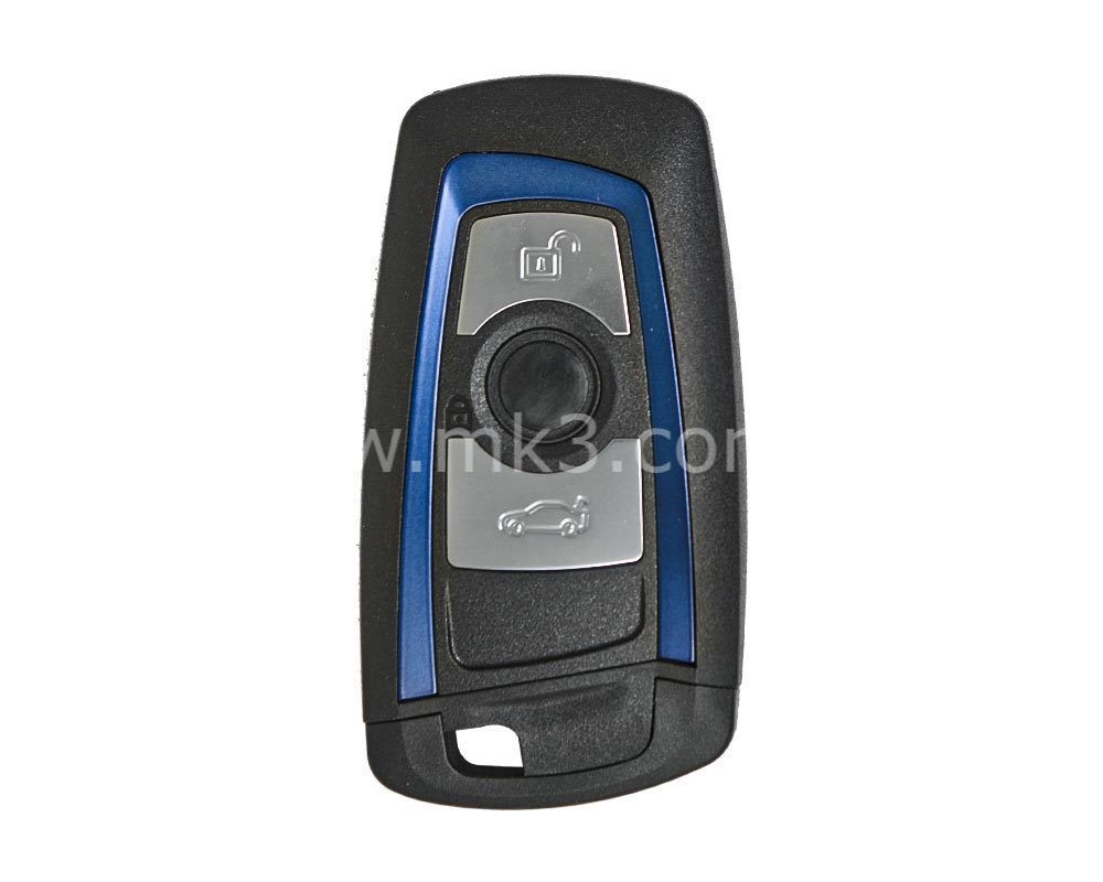 BMW CAS4 3 Buton Mavi Kumanda Kabı