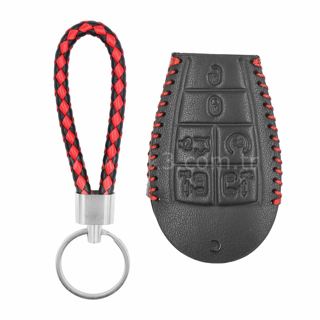 Jeep Smart Kumanda Deri Kılıfı 6+1 Butonlu jp-p