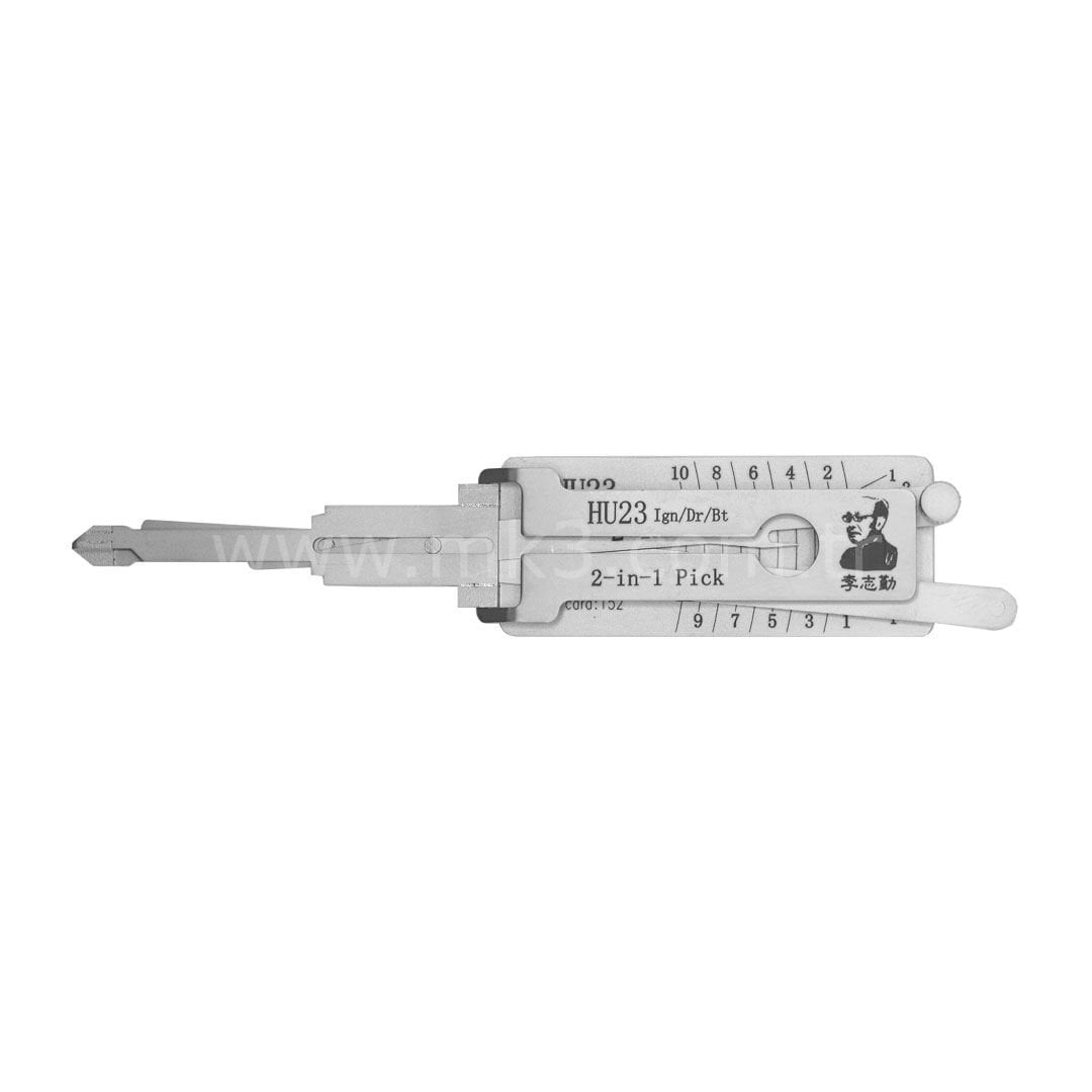 Orijinal LISHI HU23+AG, klasik Mercedes W110, W108 vb. araçların kontak (ignition) kilitleri için uygundur