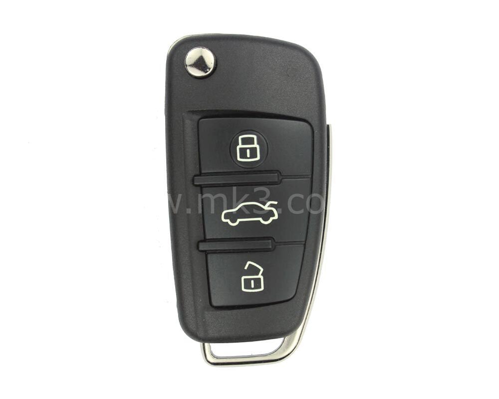 Audi A3 2014 Sustalı Kumanda 48 TP25 Transponder 3 Buton 433 Mhz