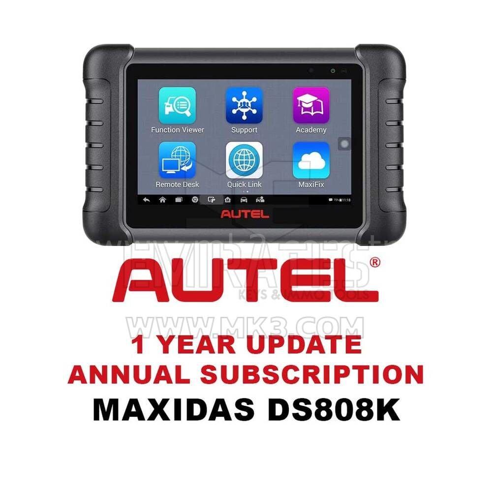 Autel MaxiDAS DS808K 1 Yıllık Abonelik Güncellemesi
