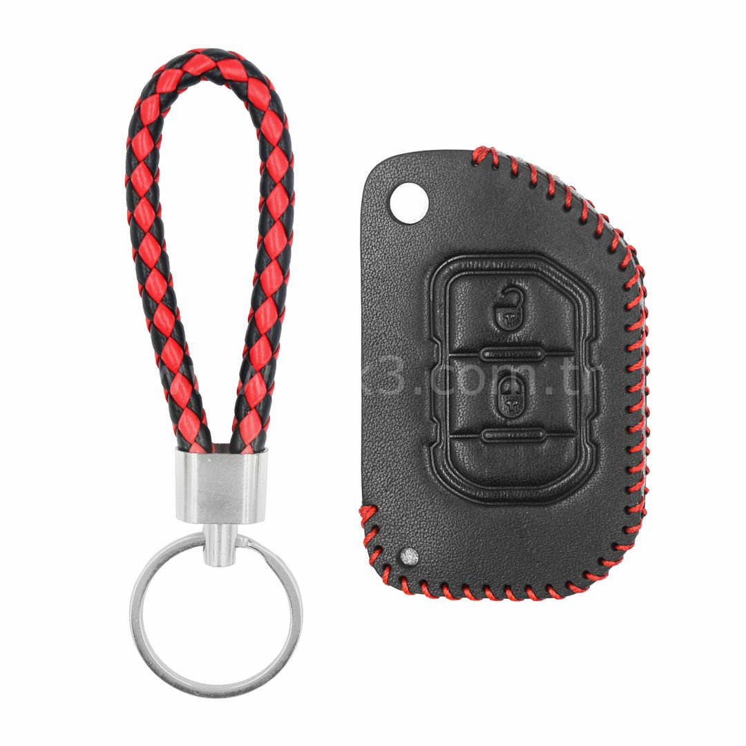 Jeep Smart Kumanda Deri Kılıfı 2 Butonlu jp-f