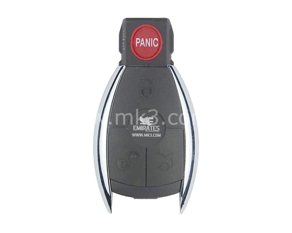 Mercedes Chrome Remote 433MHz with Aftermarket Shell