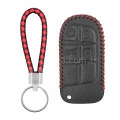 Jeep Smart Kumanda Deri Kılıfı 4 Butonlu jp-c