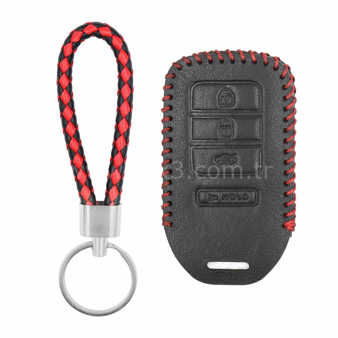 Honda Smart Kumanda Deri Kılıfı 3+1 Butonlu ho-b