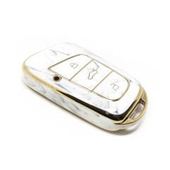 NANO Yüksek Kalite Kumanda Kılıfı Chery 3 Buton Mermer Renk CR-B12J