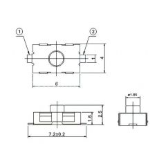 Merdeces Renault Kumanda Switch 3.8X6X2.6H