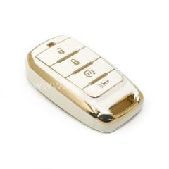 NANO Yüksek Kalite Kumanda Kılıfı Jeep 3+1 Buton Beyaz Renk