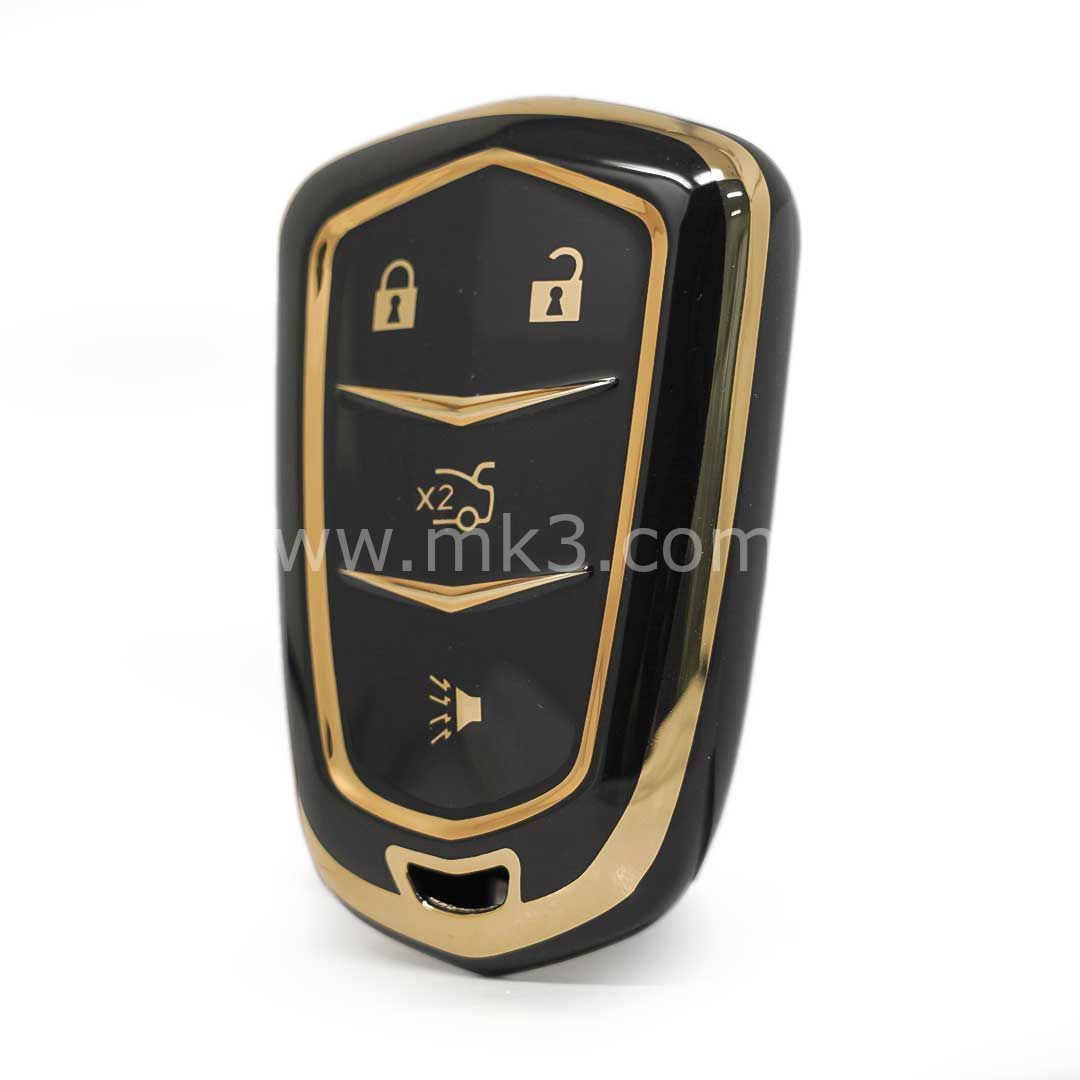 NANO Yüksek Kalite Kumanda Kılıfı Cadilac 3+1 Buton Siyah Renk
