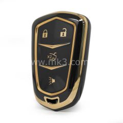 NANO Yüksek Kalite Kumanda Kılıfı Cadilac 3+1 Buton Siyah Renk