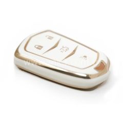 NANO Yüksek Kalite Kumanda Kılıfı Cadilac 3+1 Buton Beyaz Renk