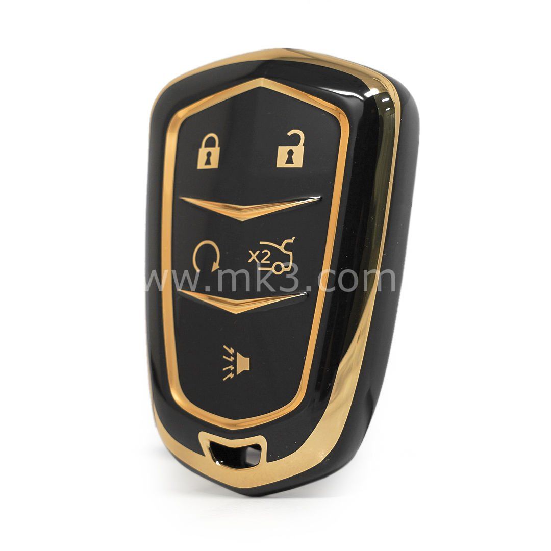 NANO Yüksek Kalite Kumanda Kılıfı Cadilac 4+1 Buton Siyah Renk