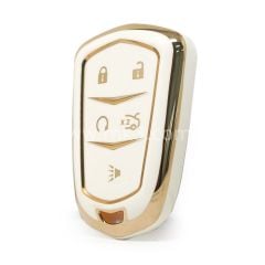 NANO Yüksek Kalite Kumanda Kılıfı Cadilac 4+1 Buton Beyaz Renk