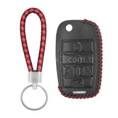 Kia Smart Kumanda Deri Kılıfı 5 Butonlu