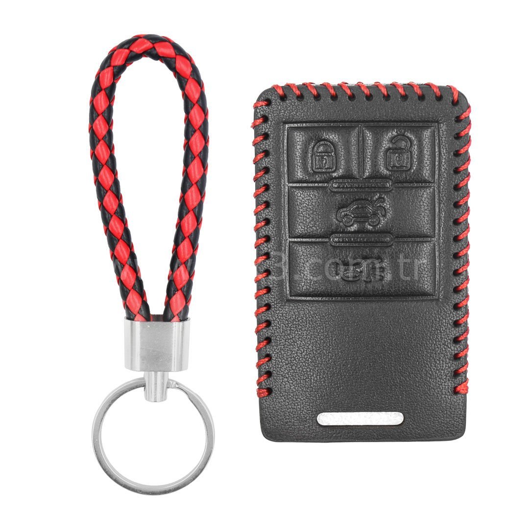 Cadilac Smart Kumanda Deri Kılıfı 3+1 Butonlu