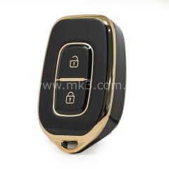 NANO Yüksek Kalite Kumanda Kılıfı Renault Dacia 2 Buton Siyah Renk