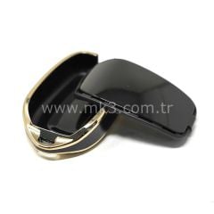 NANO Yüksek Kalite Kumanda Kılıfı Renault Dacia 2 Buton Siyah Renk
