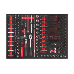 GATmatic GTT381 ABS Tepsi Tezgah Üstü Alet Dolabı 381 Parça Alet