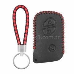 Lexus Smart Kumanda Deri Kılıfı 2+1 Butonlu