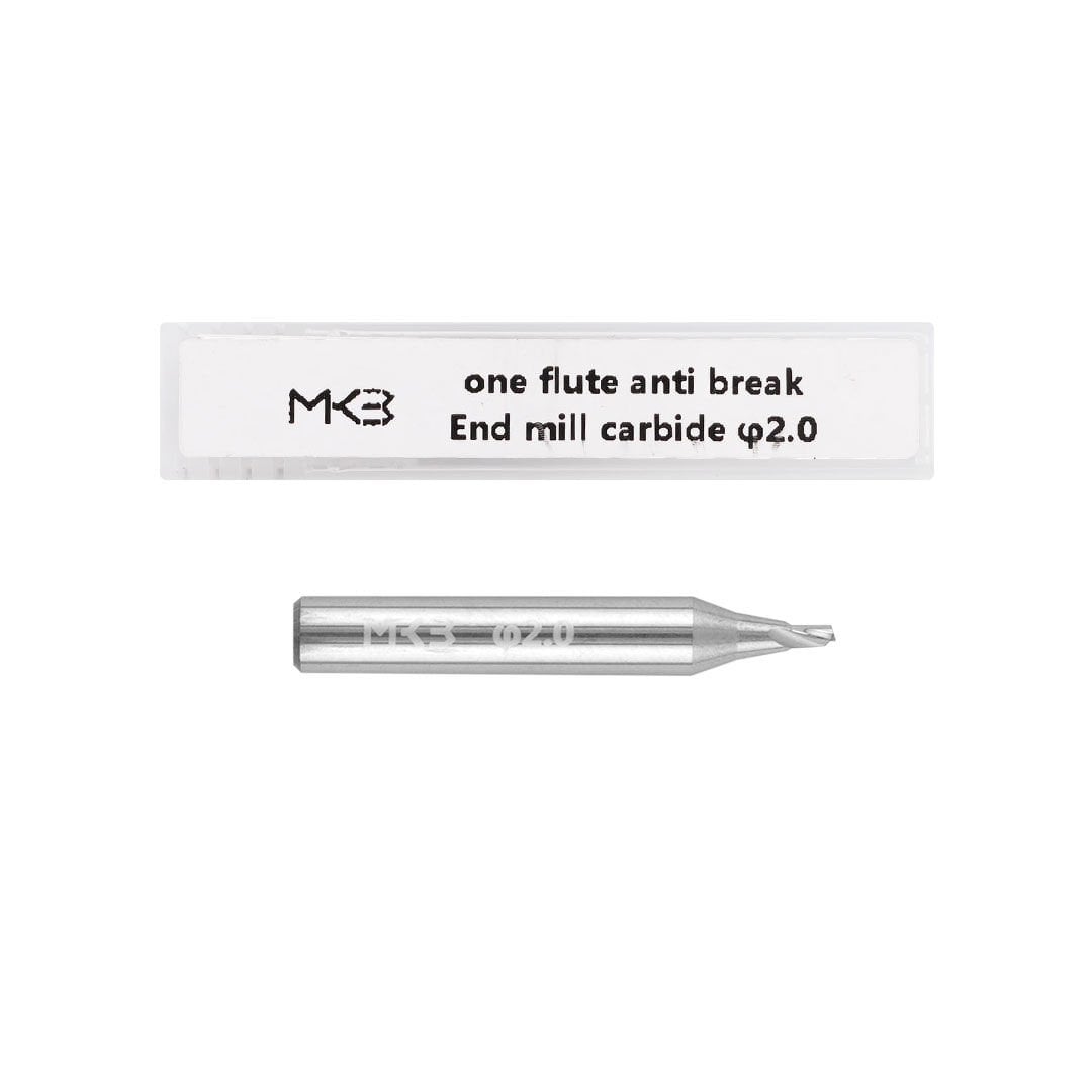 End Mill Kesme Bıçağı Karbür BW6020B - φ2.0xD6x40Lx1F