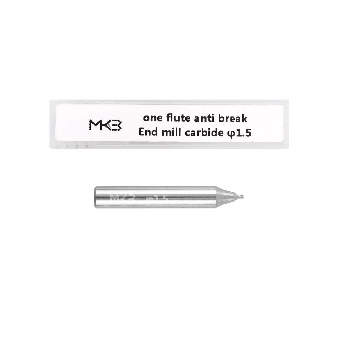 End Mill Kesme Bıçağı Karbür BW6015B - φ1.5xD6x40Lx1F