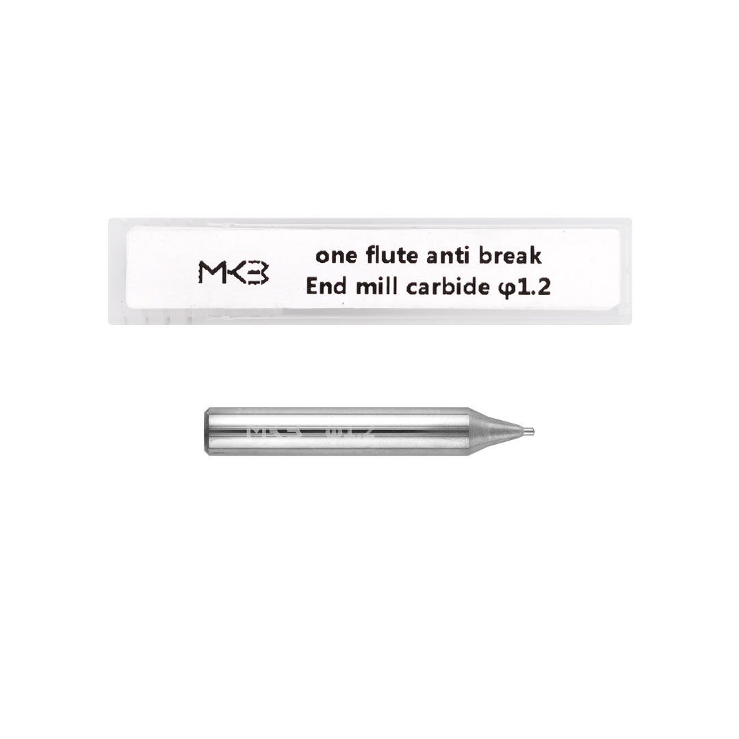 End Mill Kesme Bıçağı Karbür BW6012B - φ1.2xD6x40Lx1F