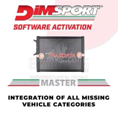 Dimsport - YENİ TRASDATA MASTER - TÜM EKSİK CPU'LARIN / ARAÇ KATEGORİLERİNİN ENTEGRASYONU (AV34NT001-UP) Etkinleştirme