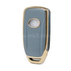 NANO Yüksek Kalite Altın Deri Kumanda Kılıfı TATA 3 Buton Gri Renk TATA-B13J