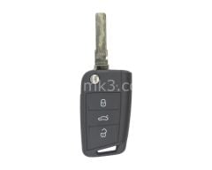 VW MQB BA Orijinal Yeni Tipi 2x Sustalı Kumanda 3 Buton 433MHz Kilit Seti ile