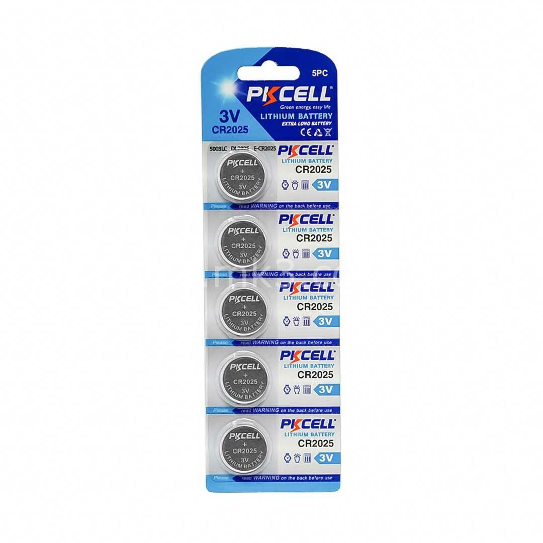 PKCELL CR 2025 Pil Yüksek Kalite 5li Paket