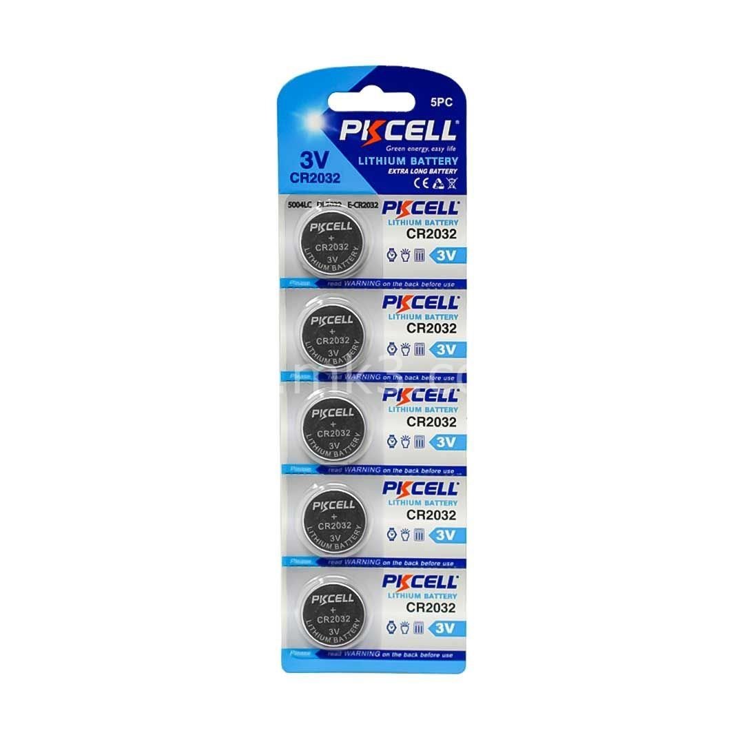 PKCELL CR 2032 Pil Yüksek Kalite 5li Paket