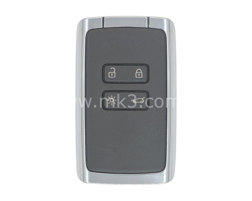 Renault Megane4 Talisman Espace5 Smart Kumanda Kart 4 Buton 433MHz Beyaz Krom Renk