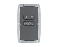 Renault Megane4 Talisman Espace5 Smart Kumanda Kart 4 Buton 433MHz Beyaz Krom Renk
