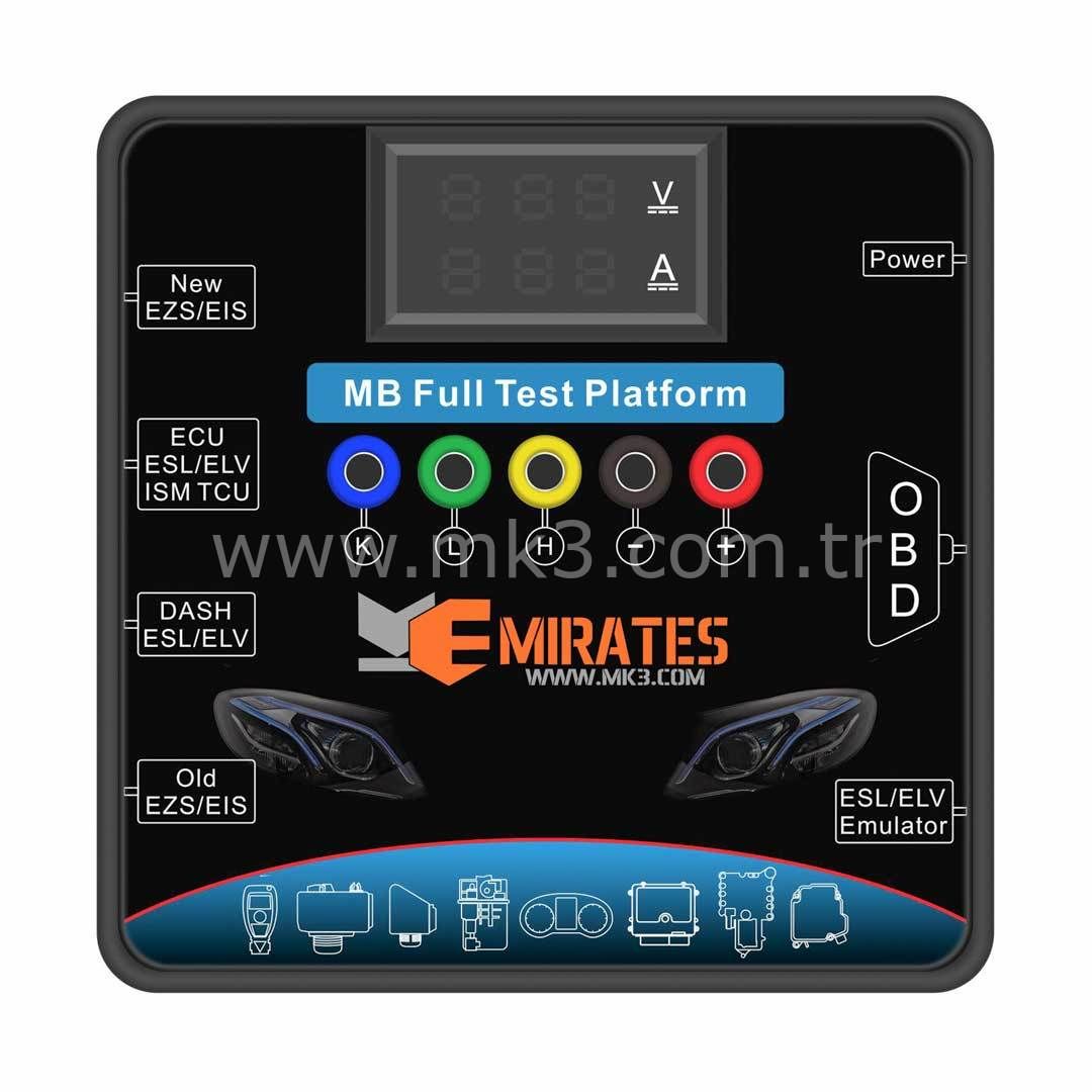 Mercedes Benz Full EIS EZS ESL Dash Gateway ECU TCU ISM Masaüstü Test Cihazı